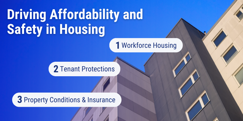 Driving Affordability and safety in housing